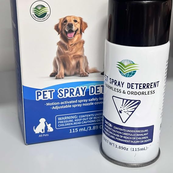 Motion Activated Pet Deterrent Spray System694163236596