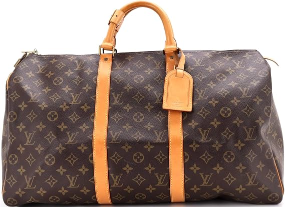 Pre-Loved Keepall Bag 50, Brown