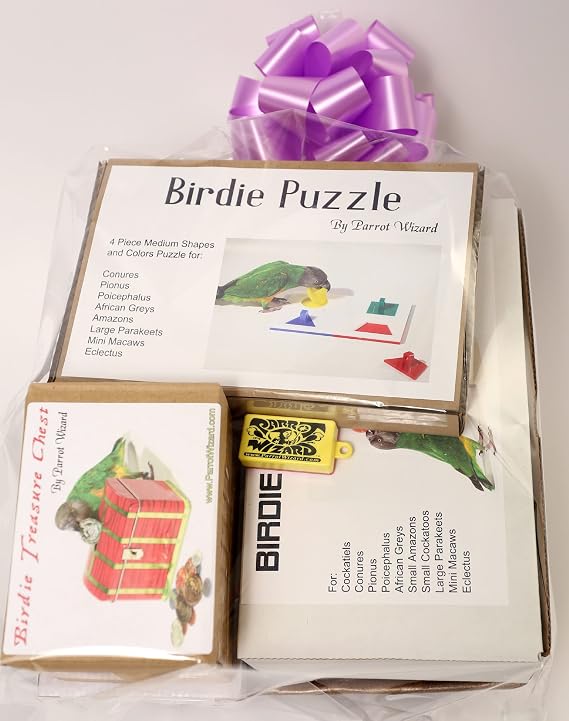Parrot Wizard Trick Training Gift Basket
