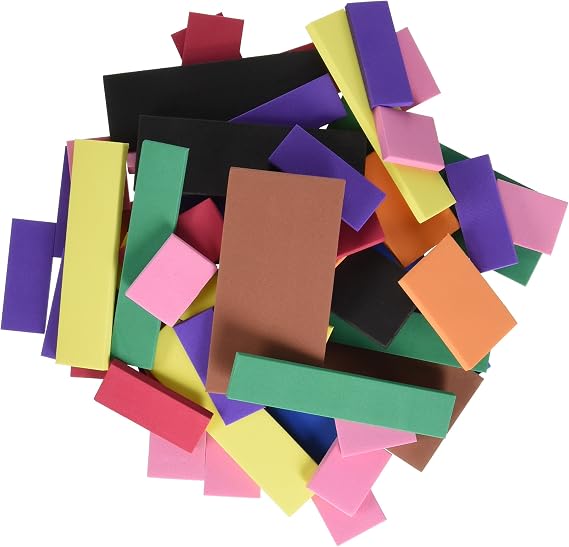 Didax Educational Resources Fraction Squares-Easy Shapes