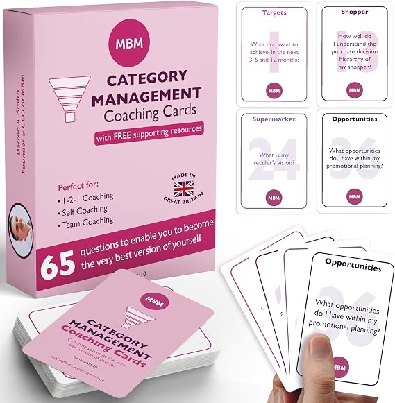 MBM Strategy Category Management Coaching Cards, Manager Card Deck Set