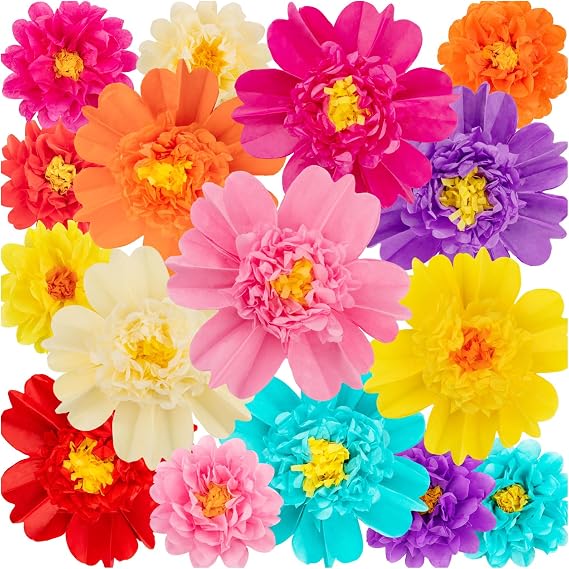 Large Tissue Paper Flowers Colorful Mexican Paper Flower