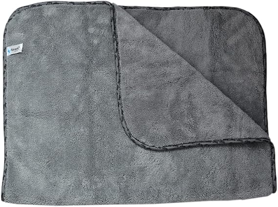 Spark 2316 Microfiber Plush Auto Drying and Cleaning Cloth Large Size 60x90 cm. GRAY