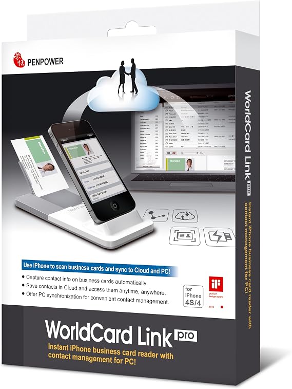 Alestron - BUSINESS CARD READER FOR IPHONE WITH CONTACT MANAGEMENT FOR PC