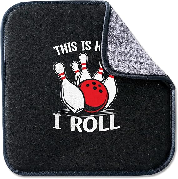 Bowling Ball Towels to Wipe Off Balls, Funny Microfiber Bowling Towel Accessories