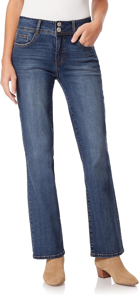 Angels Forever Young Women's Curvy Bootcut Jeans, Sizes 6-24