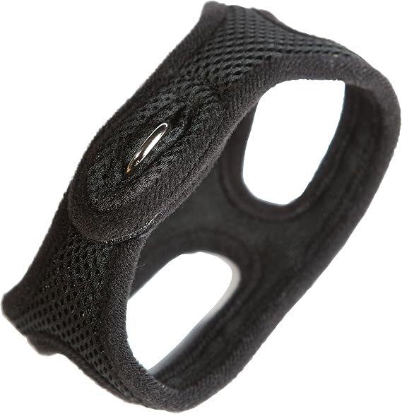 Velpro Mesh Pet Shoulder Harness Collar, 12", Black