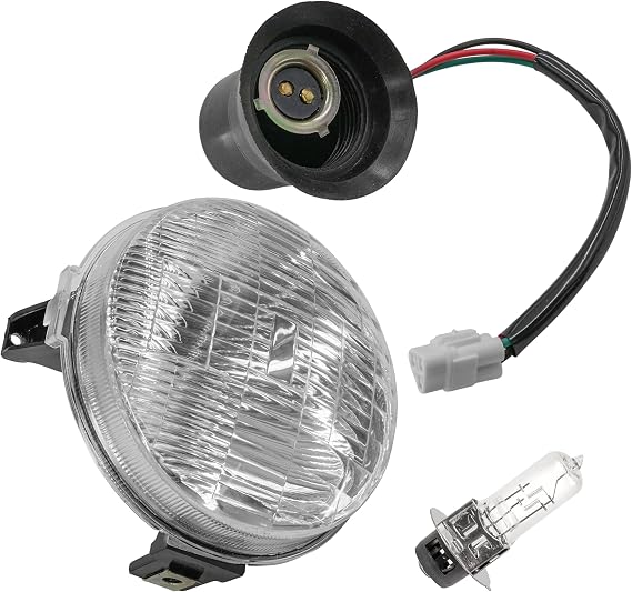 Caltric Left Right Headlight Compatible with Yamaha Kodiak 400 Yfm400F 4X4 1999 2000 2001 2002