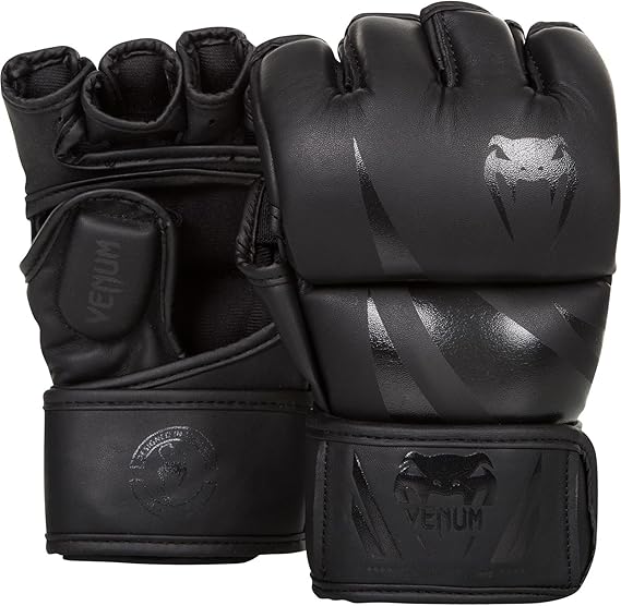 Venum Challenger MMA Gloves - Black/Black - Small