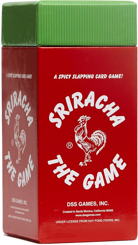 DSS Games Sriracha: The Game [A Spicy Slapping Card Game for The Whole Family | Great for White Elephant Gifts, Stocking Stuffers, Coworkers, Under $20, Ages 7 and Up]