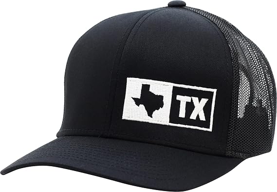 Trucker Hat - Texas (Black), One Size
