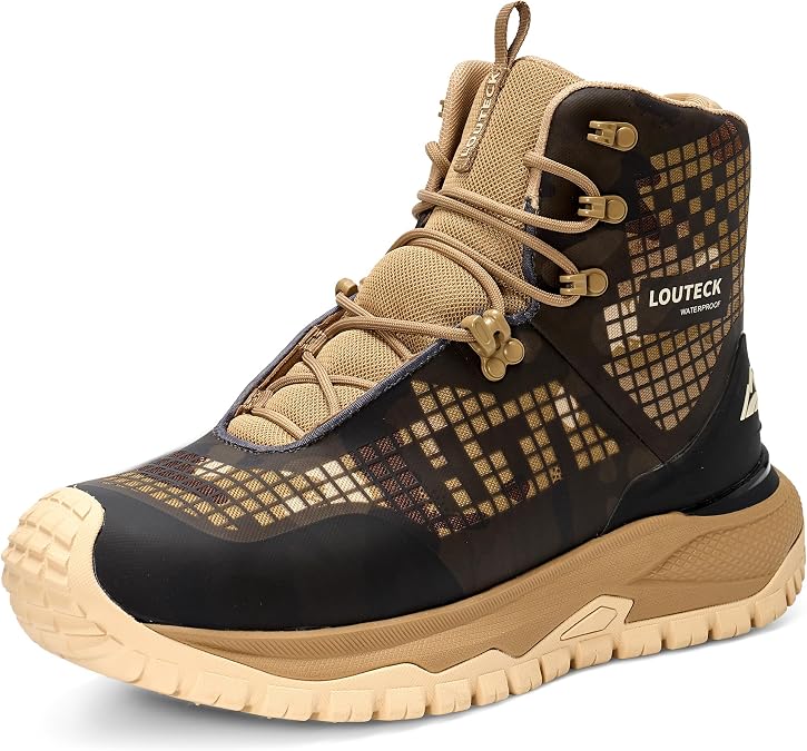 Men's Hiking Boots Durable and Comfortable Men's Climbing Boots for Rugged Outdoor Adventures