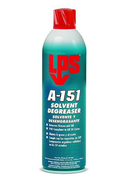 LPS 04305 A-151 Solvent Degreaser, Clear