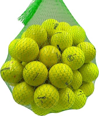 Golf Ball Planet 50 Pack Used Golf Balls Yellow Mix