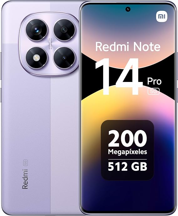 Xiaomi Redmi Note 14 PRO 5G 6,67" 512GB 12GB Purpl