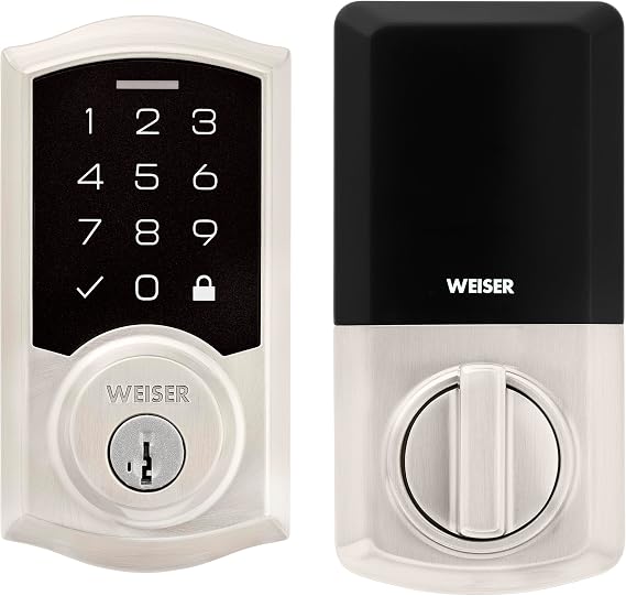 SmartCode Electronic Touchpad Deadbolt - Satin Nickel