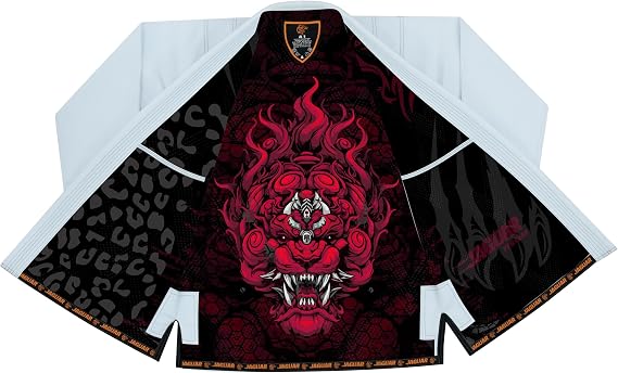 Samurai ONI Inner Sublimated Pro Brazilian Jiu Jitsu BJJ Kimono Gi Uniform Unisex - Belt Included