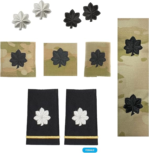 Insignia Depot US Army Lieutenant Colonel Female Rank Bundle