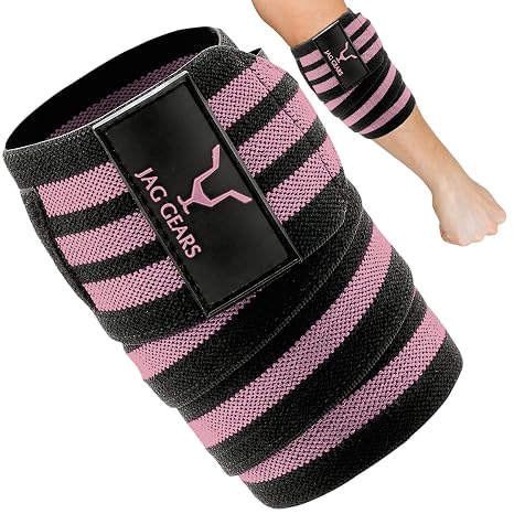 Elbow Support | Adjustable Elbow Strap for Gym Training | Neoprene Elbow Brace | Weightlifting Elbow compression wraps Unisex for Tendonitis and Joint Support, Sleeve (Pink)