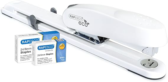 Rapesco 1481 ECO Heavy Duty Long Arm Stapler 790, 2000 Staples