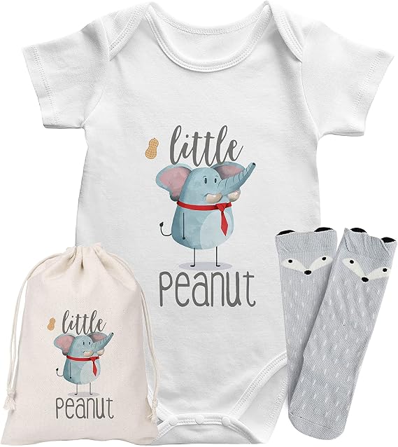 Baby Triplets Bodysuits Mother Day Father Day Baby Girl Dress Boy Romper Twins Infant Socks
