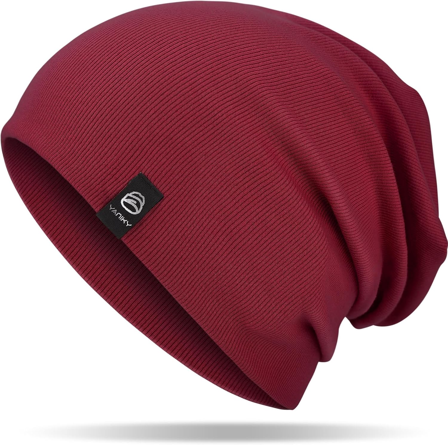 YANIKY Womens Lightweight Beanie Hat Cotton Soft Comfortable Thin Hat Unisex Slouch Beanie Long Beanie for All Seasons