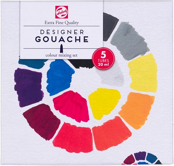 Royal Talens Gouache - Mixing Set of 5, 20 ml tubes
