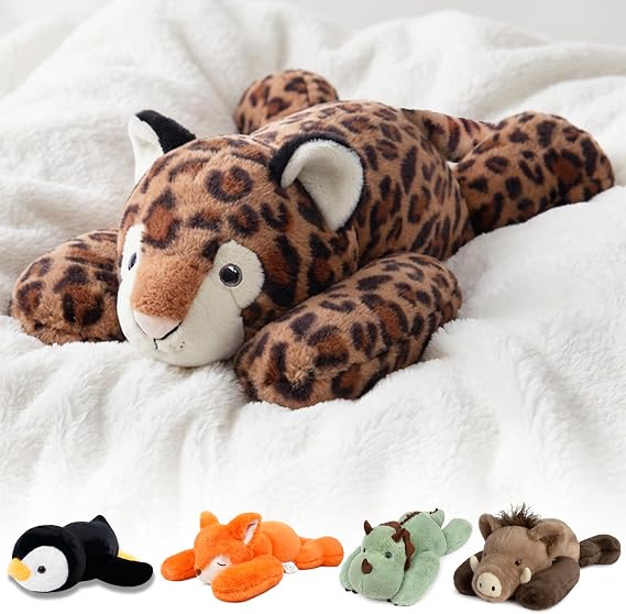 Niuniu Daddy Weighted Stuffed Animals, 25 in 5 lbs, Duck Calming Plush