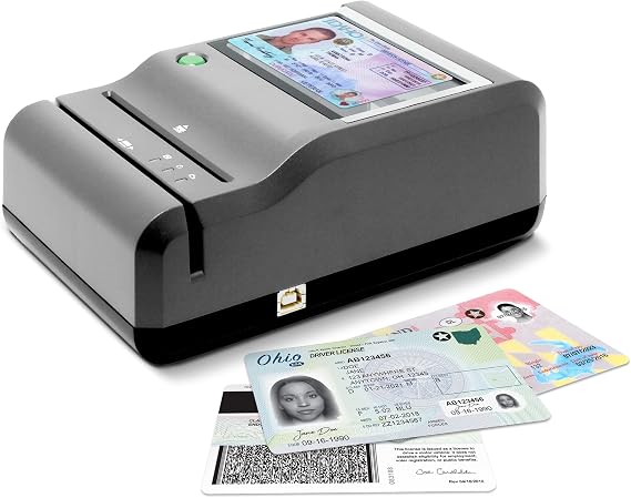 E-Seek M280 ID Reader - USB Flatbed Scanner & 2D Barcode Reader for Desktop