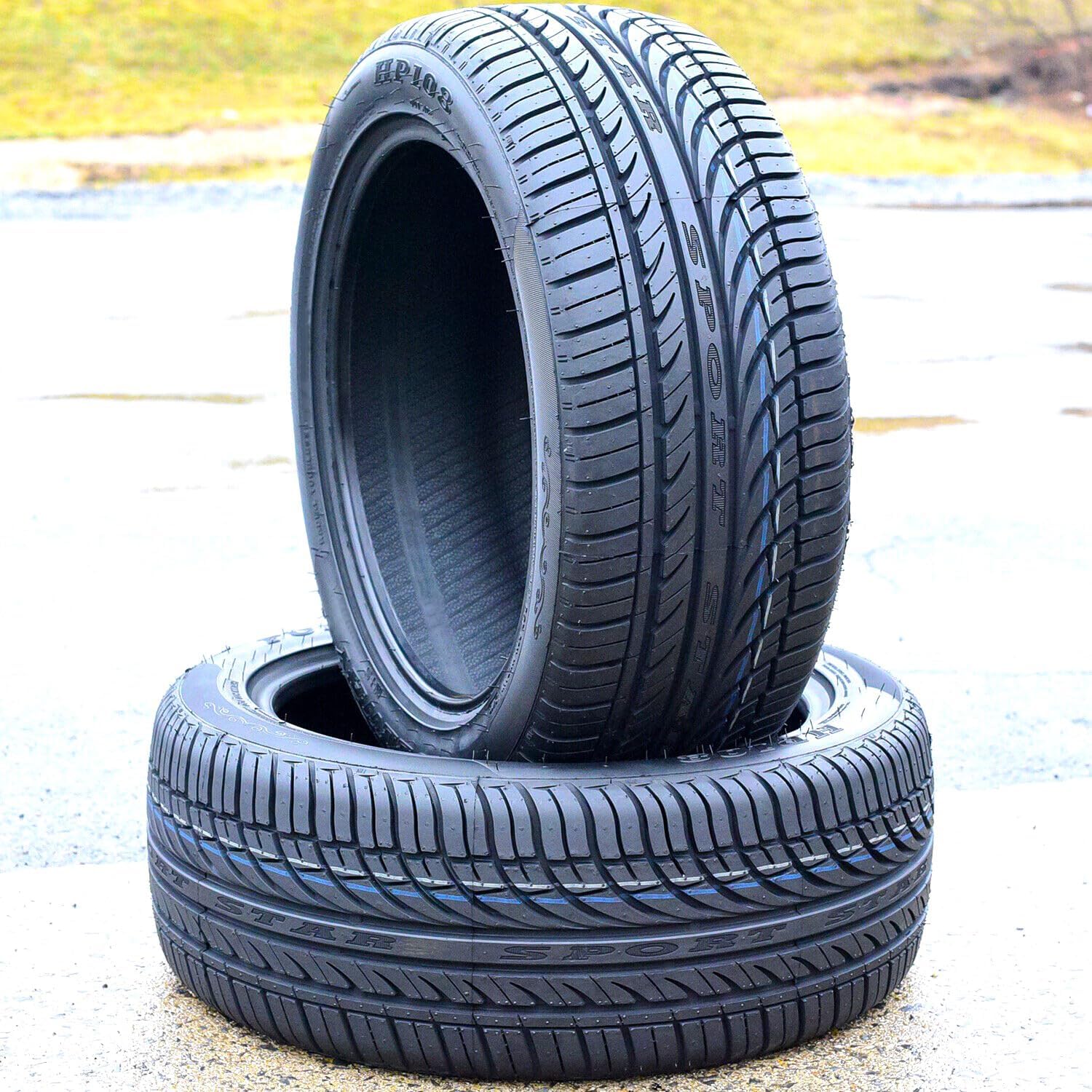 Set of 2 TWO Fullway HP108 All-Season Passenger Car Performance Radial Tires-18570R14 1857014 18570-14 88H Load Range SL 4-Ply BSW Black Side Wall UTQG 380AA