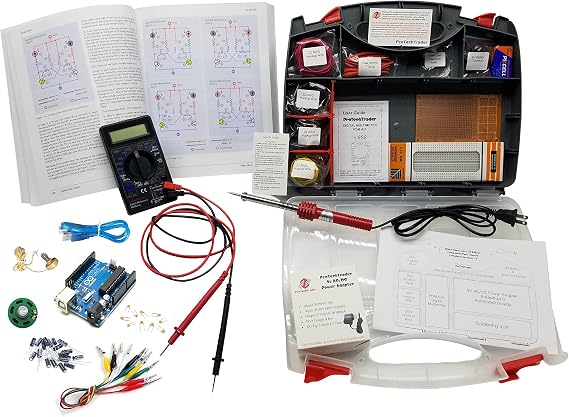 Make: Electronics 3rd Kit 1 & 2 Ultimate Bundle Includes Deluxe Book and Kits - Component Bundle for Beginners, Intermediate and Advanced Follow Experiments on Make: Electronics Third by