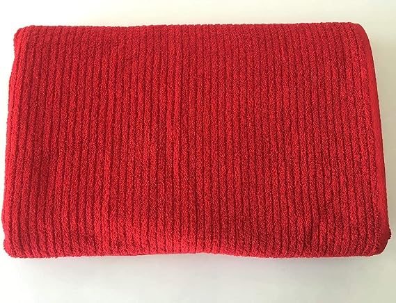 Ekstra Büyük Boy Banyo Havlusu, %100 Pamuklu Türk Havluları, Maksimum Yumuşaklık ve Emici Banyo Çarşafı, Bordo, Ağır Ağırlık 950 Gram 35 Oz, (35x70) (1 Adet)