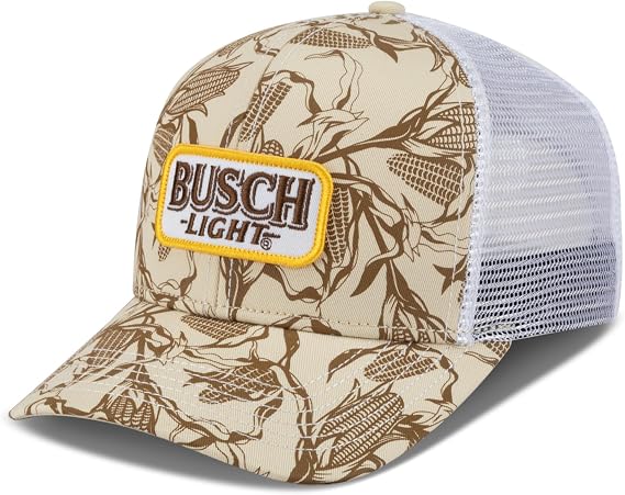 Busch Light Corn Camo Twill Patch Adjustable Hat
