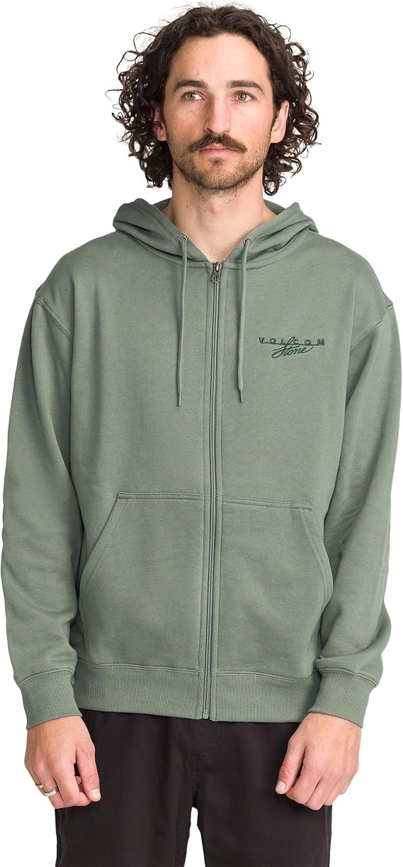 Volcom Men's Roundabout Zip Hoodie Fleece Sweatshirt