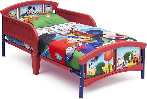 Disney Mickey Mouse Toddler Bed Kids 3-6 Years Delta Delta Kids Bed Nursery
