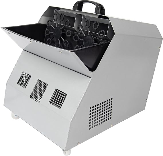 KAM Bubble Machine, 300W, Remote Control, 2.5L Tank, 100m2 Coverage, 50x48x41cm
