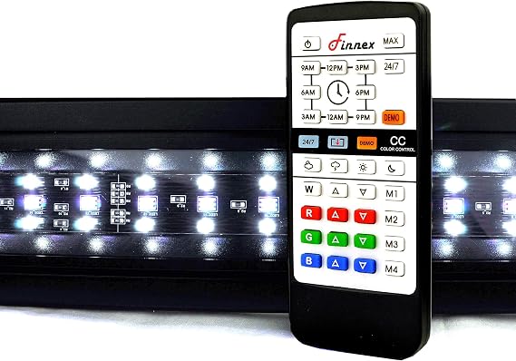Finnex Planted+ 24/7 LED KLC Aquarium LED Light, Controllable Full Spectrum Fish Tank Light, 30 Inches