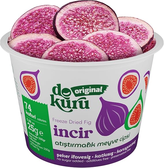Texture Original Fig Snack Fruit Chips - Freeze Dried Figs - 25 gr