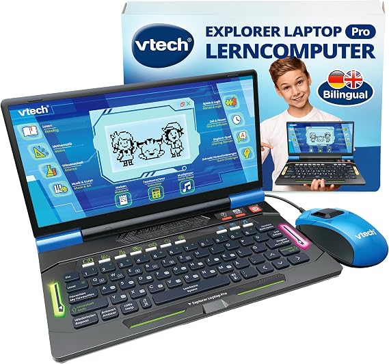 VTech Explorer Laptop Pro - 164 Games Learning Computer