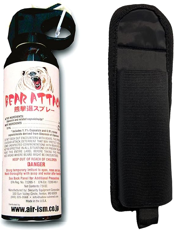RANGS Japan Bear Repellent Spray with Holder Case