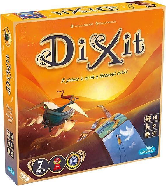 Asmodee | Dixit – The Dreamlike Storytelling Board Game for 3–8 Players | Simple to Learn with Stunning Art & Brilliant Creativity | For Games Nights, Family Gatherings & Parties | Ages 8+ | 30 Mins