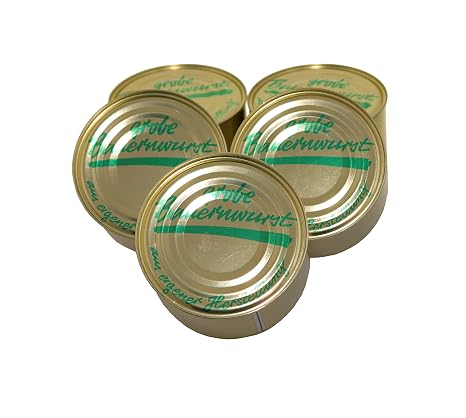 Black Forest Butcher Shop - Sausage Specialities in Cans - Farmer's Sausage - 5 x 400 g 1 Year MHD