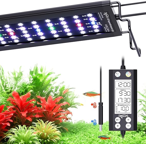 SEAOURA WRGB DIY Aquarium Light for 120-137cm Freshwater Fish Tank [Energy Class E]