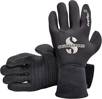 Scubapro Everflex Gloves 5 mm, Black - Large