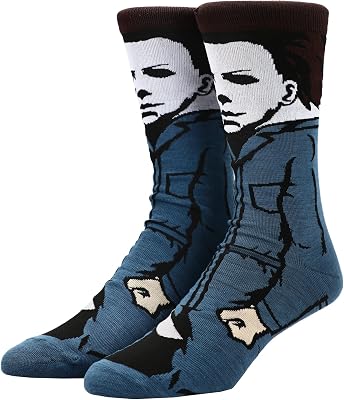 Bioworld Friday The 13Th Mike Meyers 360 Character Crew Sock