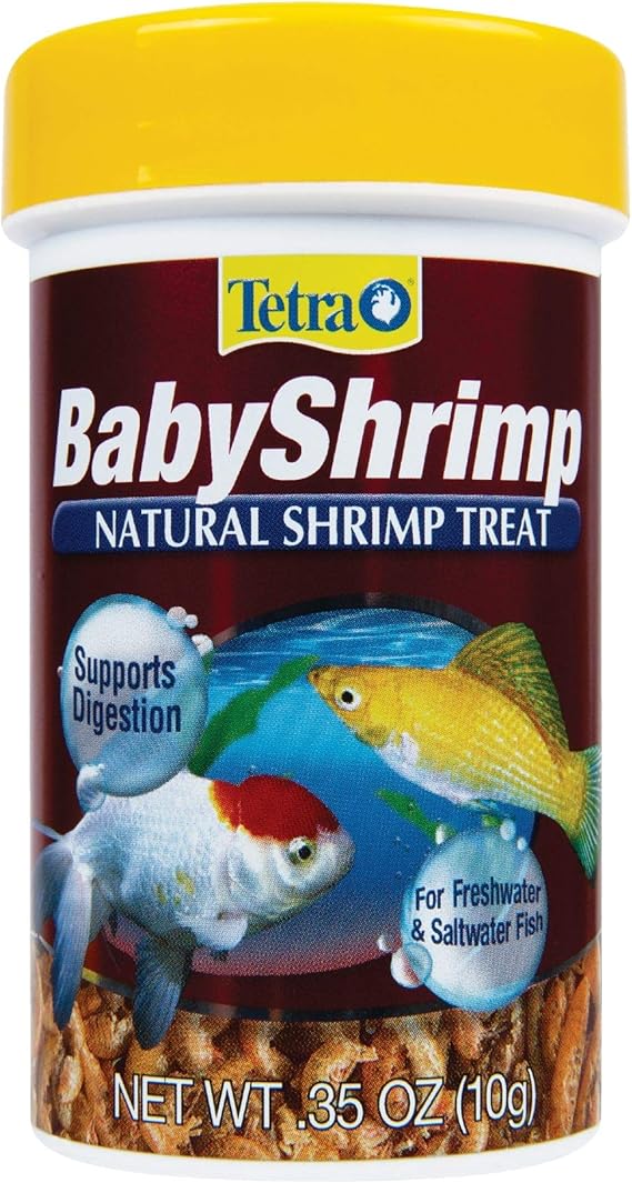 Tetra BabyShrimp Shrimp Treat for Freshwater & Saltwater Fish, 0.35 oz
