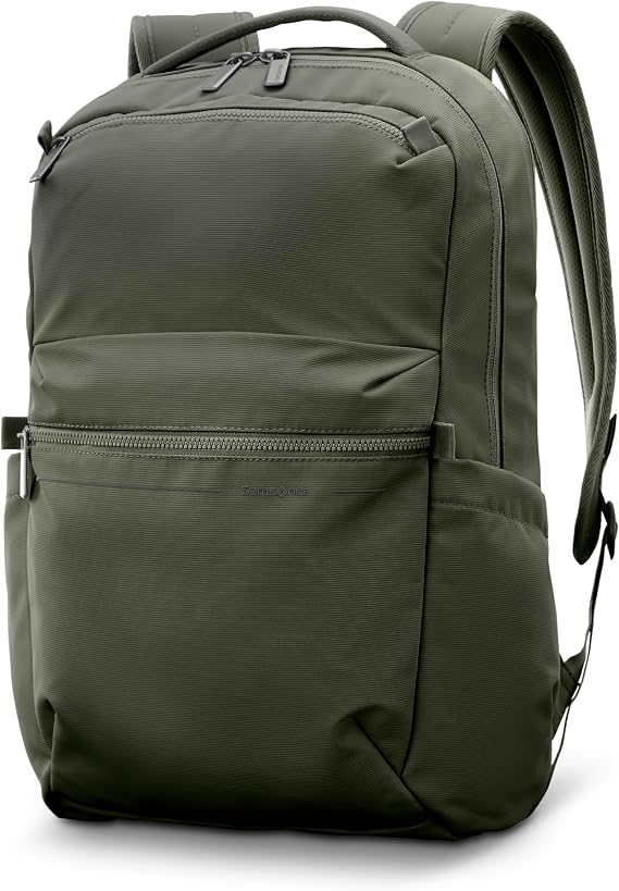 Samsonite Basic Backpack, Dedicated Laptop Compartment, Stash Front Pockets and Lightweight Breathable Airmesh