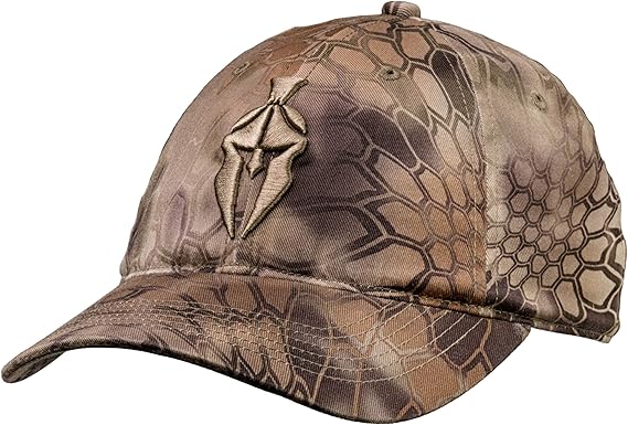 Kryptek Spartan Logo Men's Baseball Cap, Embroidered Patch, Mesh Back, Snapback, Mid-Profile