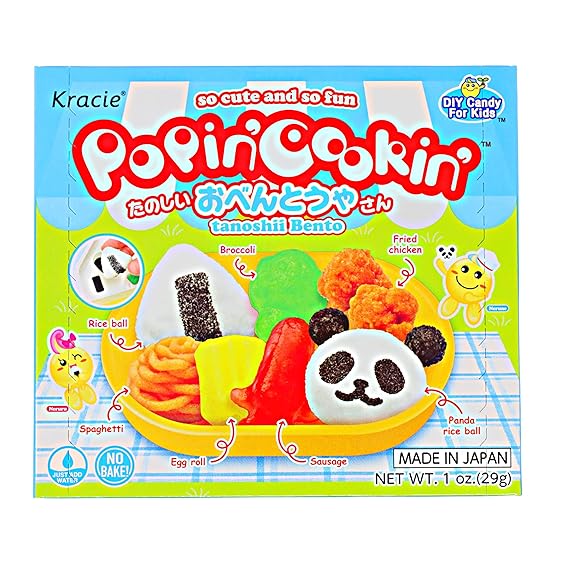 Kracie Popin' Cookin' DIY Candy Bento Kit, No Bake, 1 Ounce (Pack Of 1)