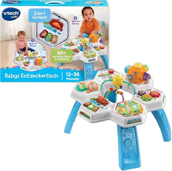 VTech Baby Entdeckertisch – Interaktiver Spieltisch 12-36 Monate